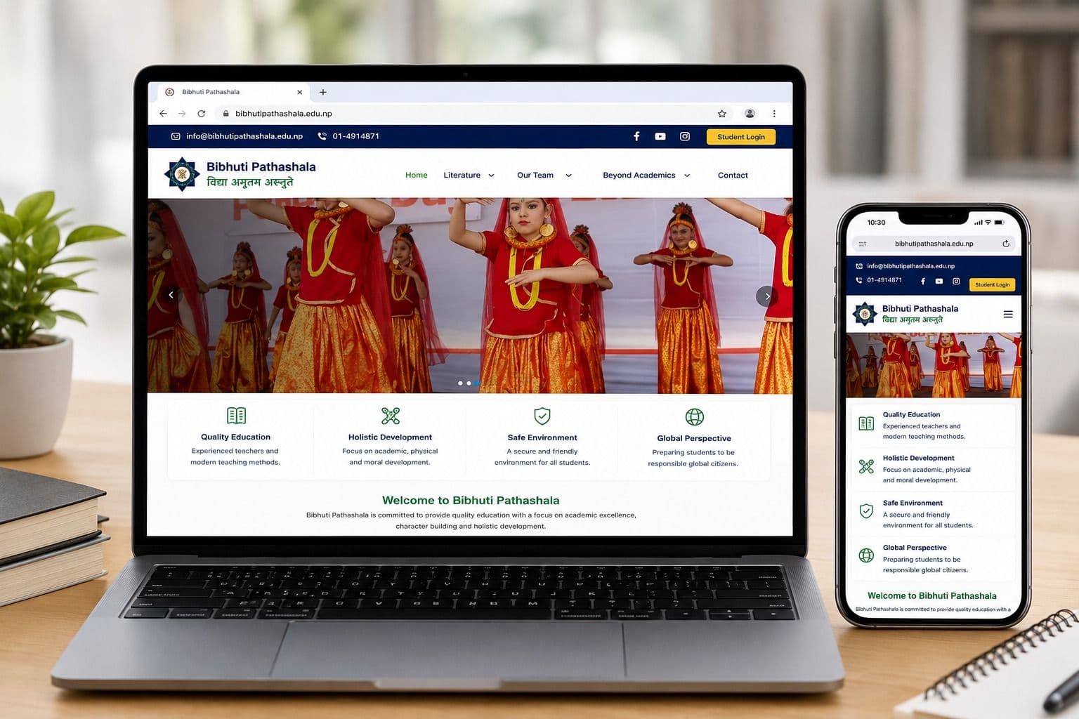 Education Website Development in Nepal for Clearer Student Journeys