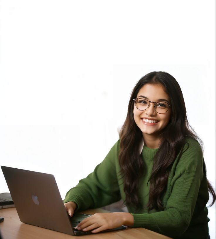 Students exploring educational information online